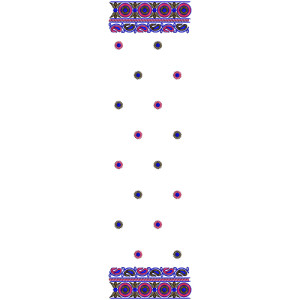 9507 Scarf Embroidery Design