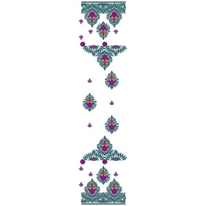 9514 Scarf Embroidery Design