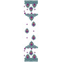 9514 Scarf Embroidery Design