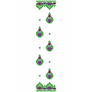 9515 Scarf Embroidery Design