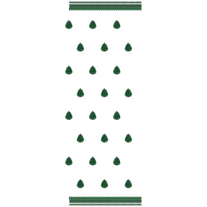 9614 Scarf Embroidery Design