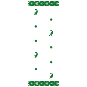 9615 Scarf Embroidery Design