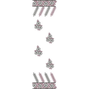9695 Scarf Embroidery Design