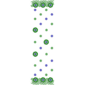 9696 Scarf Embroidery Design