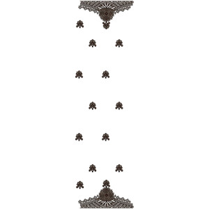 9858 Scarf Embroidery Design