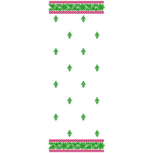 9861 Scarf Embroidery Design