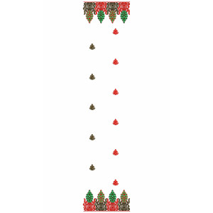 9906 Scarf Embroidery Design