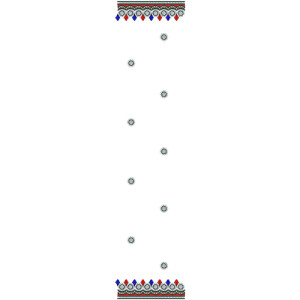 9908 Scarf Embroidery Design