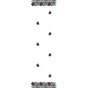 9914 Scarf Embroidery Design