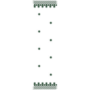 9915 Scarf Embroidery Design