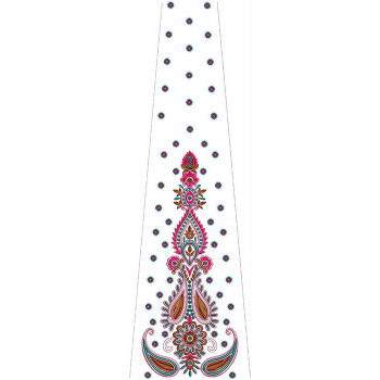 Embroidery Lehenga Kali Design