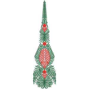 11077 Kali Embroidery Design