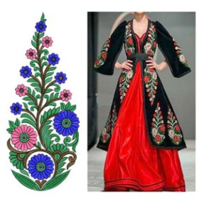 Kali Embroidery Design 12813