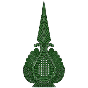 Kali Embroidery Design 12835