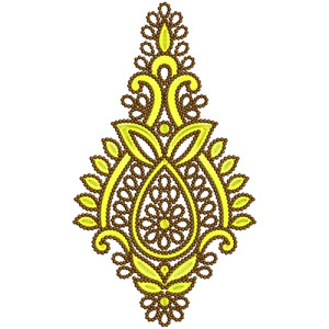 Kali Embroidery Design 12842