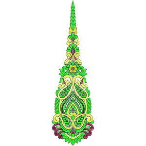 Awesome Ballroom Dress Kali Embroidery design 1358