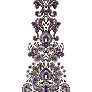 Kali Embroidery Design 13693