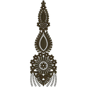 Latest Fancy Kali Embroidery Design 14445