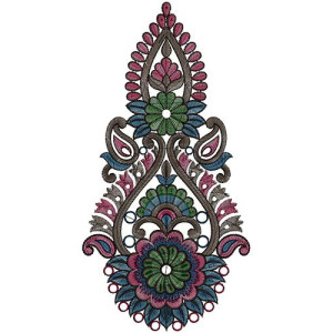 Party Wear Kali Embroidery Design