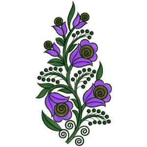 Heavy Embroidery Kali Design 14655