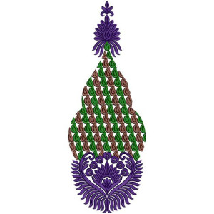 Heavy Embroidery Long Kali Designs 15851