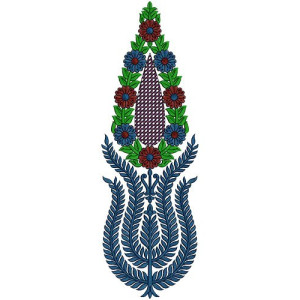 Indian Dresses Kali Embroidery Design 15853