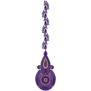 Designer Heavy Kali Embroidery Design 15905