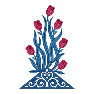 Fancy Flower Kali Dress Design 16215