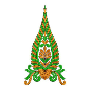 Designer Anarkali Dress Embroidery Designs 16675