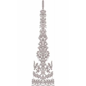 Lehenga Choli Cording Embroidery Design 16864