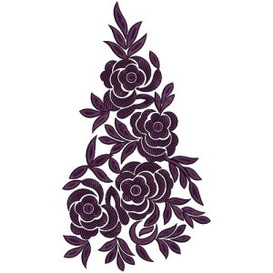 Malaysia Dress Robes Embroidery Design 16868