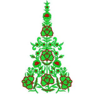 Indonesian Traditional Robes Embroidery Design 16871