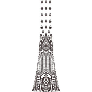 Traditional Net Anarkali Gown Design 16878