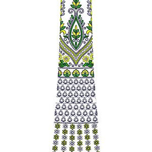 Pashtun Womens Dress Cording Embroidery Design 16881