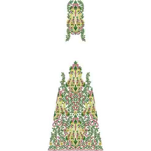 Pakistani Dress Kali Embroidery Designs