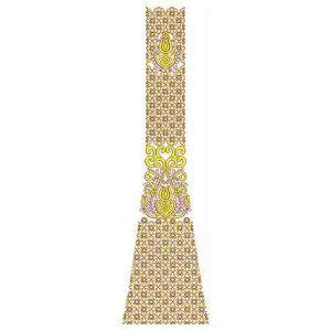 Indian Ghagra Choli Embroidery Cording Kali Design