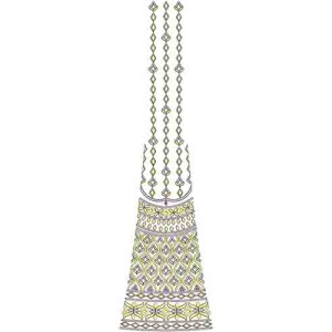 Umbrella Dress Kali Embroidery Cording Design