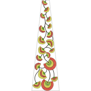 Kali Embroidery Design 20064