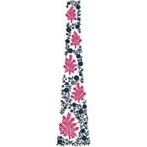 Indian Ghagra Choli Embroidery Design 21287