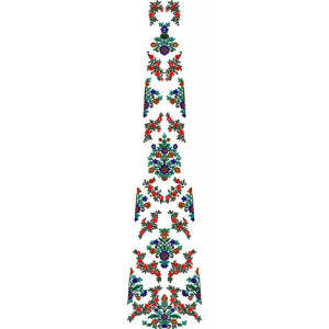 Exclusive Bridal Lehenga Embroidery Design 21819