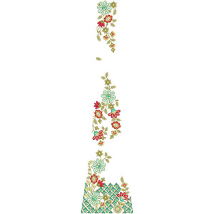 Combo Kali Embroidery Cording Design 21851