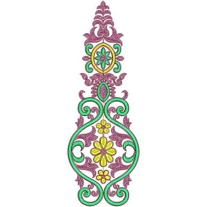 Boho Styling Cloths Embroidery Design 2261