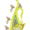 Swan Conch Shell Kali Embroidery Design 23967