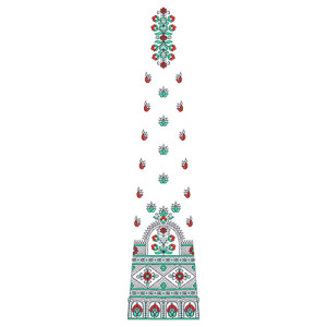 Bountiful Kali Design In Embroidery 24504