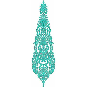 Latin Ballroom Dancing Dress Embroidery Design