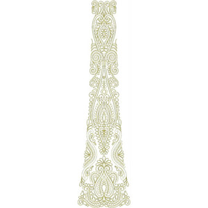 Special Handwork Kali Embroidery Design 30071