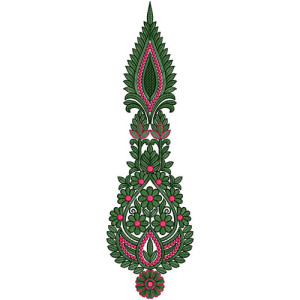 Pakistani kali Suits Embroidery Design 30078