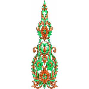 Short African Caftan Embroidery Kali Design