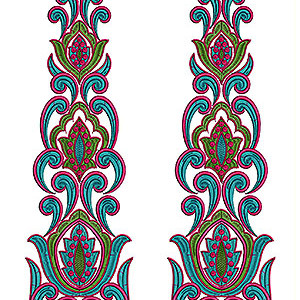 Long Anarkali Dresses Kali Embroidery Design