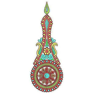 Gypsy Dress Back Embroidery Design